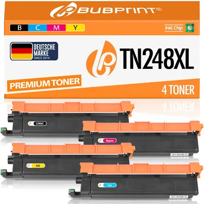 Produktbild von Bubprint 4 Toner kompatibel mit Brother TN-248XL TN248