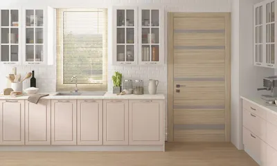 Produktbild von Küchenblock 340cm grau / verkehrsweiß - cremeweiß Matt lackiert Küchenzeile Landhaus