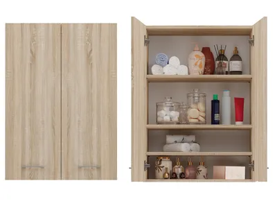 Immagine prodotto di Armadietto superiore da bagno MARGO top - rovere sonoma