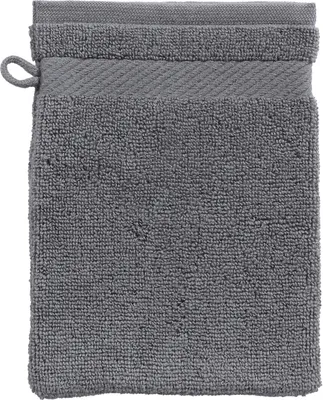 Produktbild von Waschhandschuh - Anthrazit - 16 x 21 cm - Baumwolle