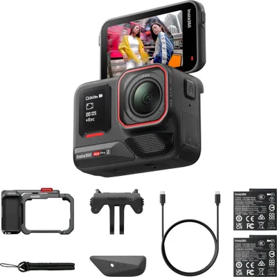 Produktbild von Insta360 Ace Pro 2 Dual Battery, 8K Ultra HD, 50 MP, 240 fps, WLAN, Bluetooth, 1800 mAh