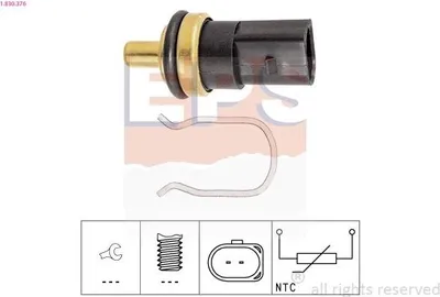 Produktbild von EPS Kraftstofftemperatursensor 1.830.376 Kraftstoffleitung für VW Golf IV Schrägheck (1J1)
