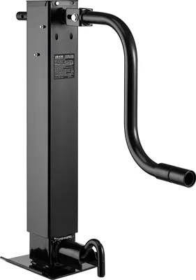 Produktbild von VEVOR Anhängerheber, 5443 kg Tragkraft, Anhängerstütze mit Kurbel, verstellbar von 703 bis 1377 mm, Reiseanhänger, Ausdrehstütze zum Anheben von Wohnmobil-, Nutzfahrzeug- & Yachtanhängern