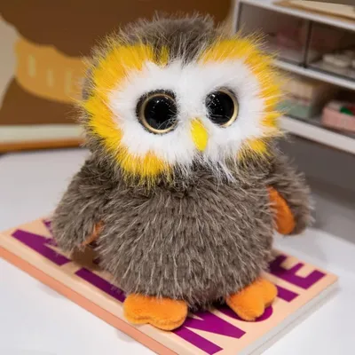 Produktbild von Plüsch Eule Kuscheltier 20 cm, braun, für Kinderzimmer
