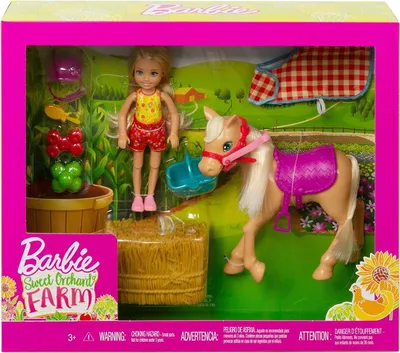 Image de Barbie "S'amuser à la ferme" Chelsea et son poney