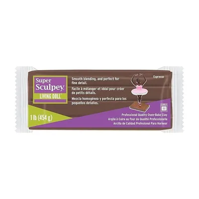 Produktbild von Super Sculpey Lebendpuppe Espresso 454 g Sculpey