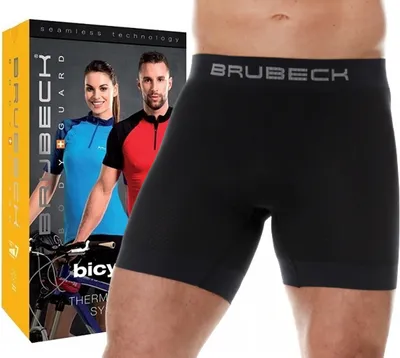 Zdjęcie produktu dla Bokserki rowerowe męskie z wkładką BRUBECK XXL