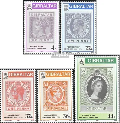 Produktbild von Briefmarken Gibraltar 1986 Mi 505-509 (kompl.Ausg.) postfrisch Briefmarken