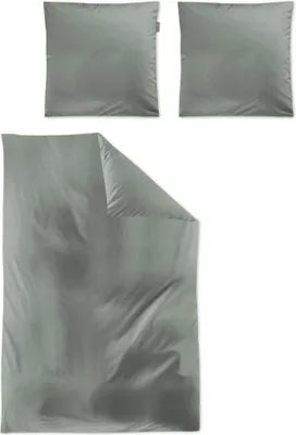 Produktbild von Irisette Lyocell-Satin Bettwäsche-Garnitur Lotus 8521  Farbe salbei  140x200+70x90cm
