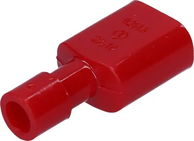Produktbild von 100 Stück Cembre RF-M608P Flachstecker 6,3 x 0,8 rot vollisoliert I Industriequalität