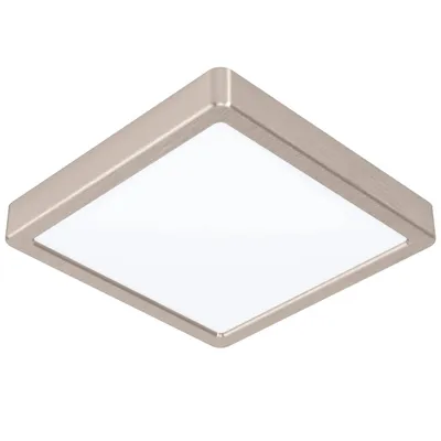 Produktbild von Eglo LED Deckenleuchte Aufbaupanel Fueva 5 Nickel matt 23x23cm 16W 1800lm Neutralweiß 4000K