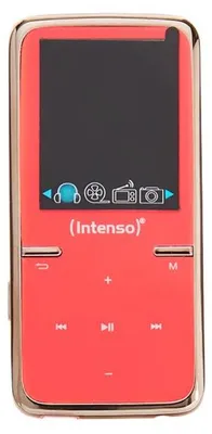 Produktbild von Intenso Video Scooter BT, MP3 Spieler, 16 GB, LCM, USB 2.0, Pink, Kopfhörer enthalten
