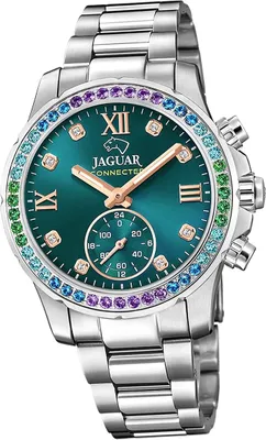 Produktbild von Jaguar Edelstahl Damen Uhr Multifunktion Sport Elegant silber Connected D2UJ980/6