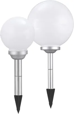 Produktbild von Dapo Solar-Kugel-Dekoleuchte OLA Garten 2er Set : 25cm + 30cm