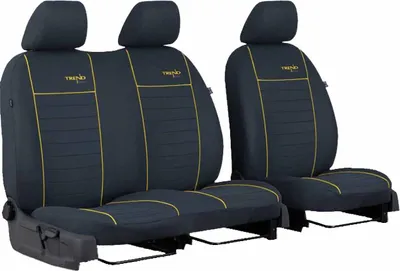 Produktbild von Sitzbezüge Auto Universal Schonbezug Bezüge für Citroen Jumpy I bis 07 BUS Gelb