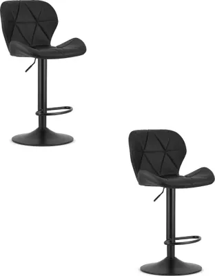 Produktbild von WEST Hocker - schwarzes  / schwarze Basis x 2