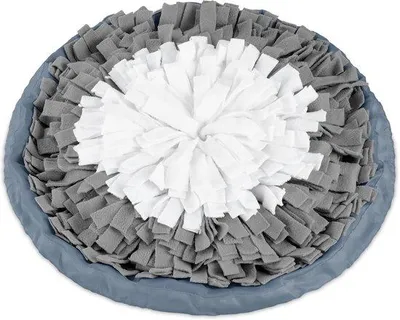Produktbild von Famanu Snuffelteppich für Haustiere - 48 cm Ø - Verstecken von Futter oder Leckerlis für Hund oder Katze