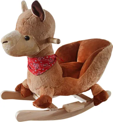 Produktbild von Schaukeltier - Dunkelbraun - Birkenholz - Alpacca - integriertes Soundmodul