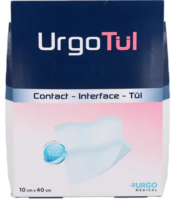 Produktbild von Urgotül 10x40 cm Wundgaze 10 St