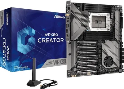 Produktbild von ASRock WRX80 Creator R2.0     sWRX80 eATX               DDR4 retail