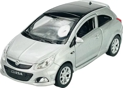 Immagine prodotto di Welly Opel Corsa OPC Argento 1:34-1:39 Modello in metallo pressofuso Nuovo in scatola 42363