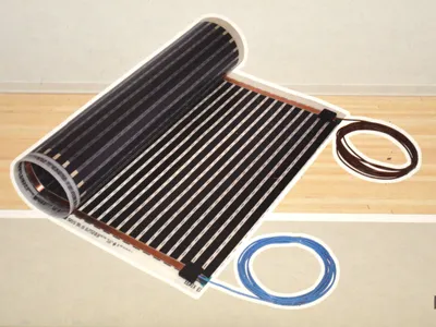 Produktbild von Perobe elektrische Temperierungsfolie 2,1 m² 168 Watt 350 x 60 cm