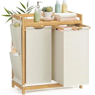 Produktbild von Wäschekorb RLH100WD01, 100 l, weiß