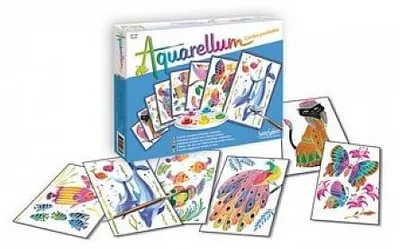 Image de Sentosphere Aquarellum cartes postales animaux