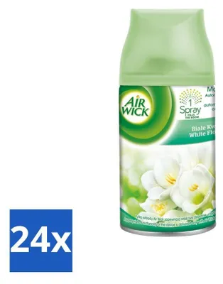 Immagine prodotto di Air Wick - Ricarica deodorante per ambienti - Gelsomino e fiori bianchi - Spray automatico - 250 ml - Confezione Value Pack - 24 pezzi