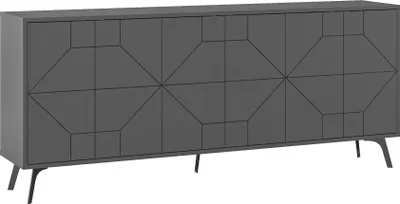Immagine prodotto di Credenza in legno "Dune" - 183 x 35 x 77 cm - Antracite