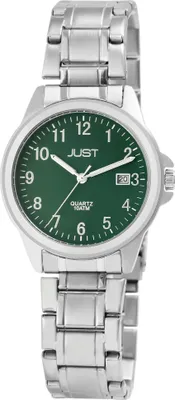 Produktbild von Just "Baroon" Herrenuhr mit Edelstahlband, 3-Zeiger, Datumsanzeige