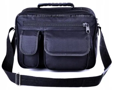 Produktbild von Herren Umhängetasche Schwarz Laptoptasche mit Schultergurt