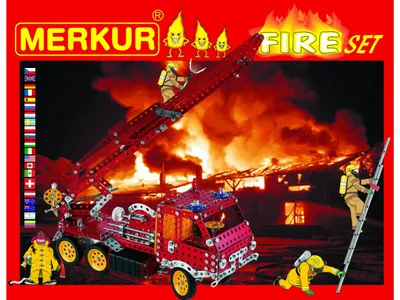 Obrázek produktu pro Merkur Fire Set, 740 dílů, 20 modelů