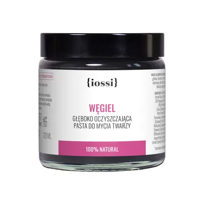 Zdjęcie produktu dla Iossi Węgiel Pasta z węglem aktywnym algami i zieloną herbatą, 120ml