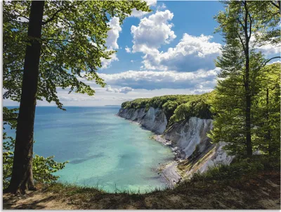 Produktbild von ARTland Wandbild Alu für Innen & Outdoor Ostseeküste auf der Insel Rügen. Größe: 60x45 cm