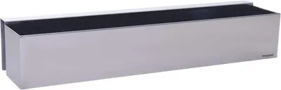 Immagine prodotto di Fioriera da balcone BINOX in acciaio inossidabile spazzolato 100x22x17 cm