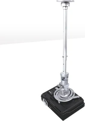 Zdjęcie produktu dla Uchwyt do projektora Eaxus® z drążkiem teleskopowym do montażu sufitowego i ściennego. Obciążenie do 10 kg, możliwość swobodnego obracania, pochylania i obracania o 360°! Uchwyt sufitowy / ścienny