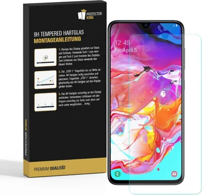 Produktbild von 2x 9H Hartglas für Samsung Galaxy A30 Panzerfolie Displayschutz Schutzglas MATT Schutzfolie Panzerglas