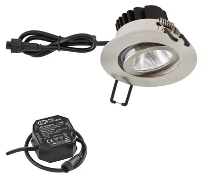 Produktbild von EVN Lichttechnik P-LED Deckeneinbauleuchte 3000K IP65-230V PC650N61302