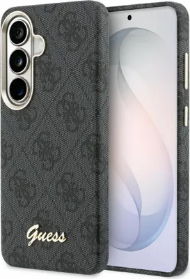 Produktbild von GUESS case passend für SAMSUNG S26 GUHMS26S5P4FWMSK (4G Script kompatibel mit MagSafe) black