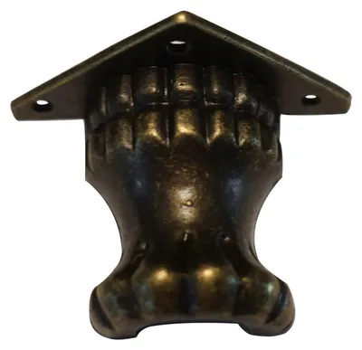 8 Metall Füße Holzkiste Möbel Fuß Bein dekorativ Eckschutz, antik bronze