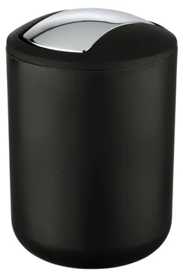 Immagine prodotto di WENKO Cestino per cosmetici con coperchio basculante Brasil 2 L Cestino per bagno WC da tavolo