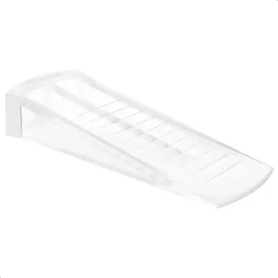 Produktbild von WAGNER Türkeil STANDARD CLEAR - 80 x 30 x 15 mm, Kunststoff transparent, zum Unterschieben, schützt Tür und Wand - 15690601