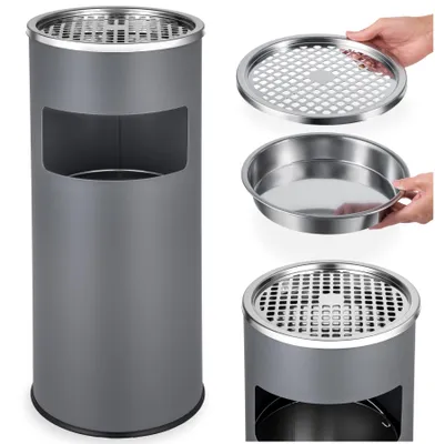 Produktbild von tectake® Standaschenbecher 30 l 25 x 61 cm