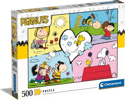 Image de Puzzle Clementoni Peanuts 500 pièces