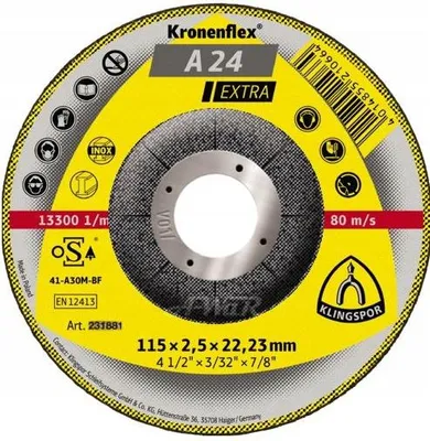 Zdjęcie produktu dla Tarcza do cięcia metalu 115x2,5 KLINGSPOR A24EX