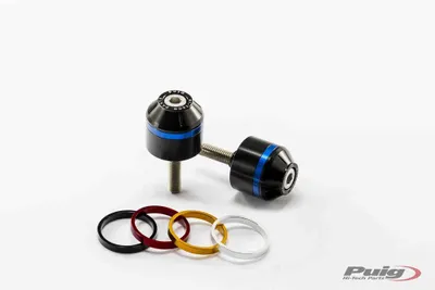 Image de PUIG 9374N Masses d'équilibrage courtes avec anneau pour YAMAHA MT-09 TRACER Noir