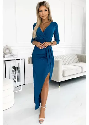 Produktbild von Kleid NUMOCO A404-4 BLAU Größe: M