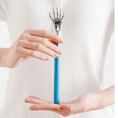 Produktbild von CHPN – Rückenkratzer – ausziehbarer Rückenkratzer – blau – ausziehbar – verstellbar – teleskopierbar – Massage – juckender Rücken – Kratzbaum – Kralle – Geschenk