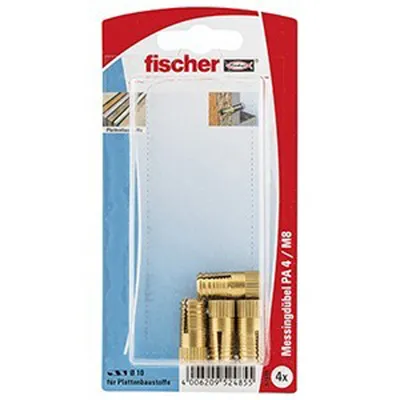 Produktbild von Fischer  Messingdübel PA 4 M8/25 K (4), 052485
